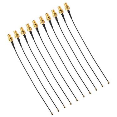 Imagem de Adaptador RF Cabo Pigtail IPEX SMAk U.FL Antena Alimentador Jumper Fio Módulo de Reconhecimento Facial de 15 Cm