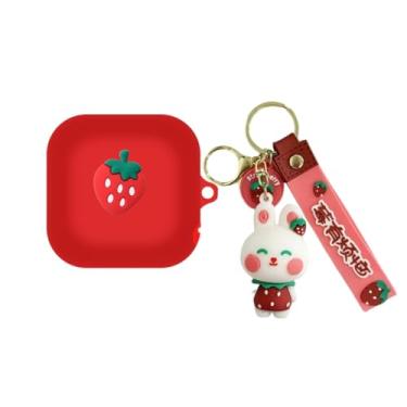 Imagem de TSVSXS Linda capa compatível com SHOKZ OpenFit Air (2024) Open-Ear, capa protetora de silicone macio anime à prova de choque para fones de ouvido OpenFit Air para crianças