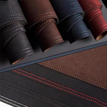 Imagem de ZYYWAN Capa de couro para painel de carro, tapete de camurça, acessórios para guarda-sol antiderrapante, para Suzuki Vitara LY 2015-2023