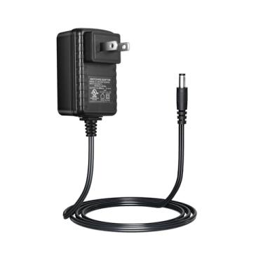 Imagem de [UL Listed FCC] Segurança-01 DC 12V 2A Adaptador de fonte de alimentação 5,5 mm x 2,1 mm, para câmera CC 12V CCTV LED Strip Light, cabo de 1,5 m