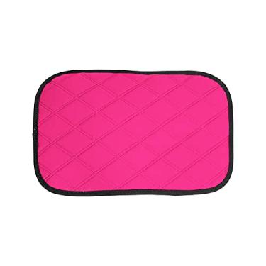 Imagem de FH Group FH1053PINKDM-AVC almofada de console central Neosupreme resistente à água capa protetora de caixa de assento preta para a maioria dos carros, SUVs e caminhões