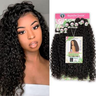 Imagem de Cabelo Cacheado Bio Fibra Carnaval 75cm 300g Fashion Classic - Fashion