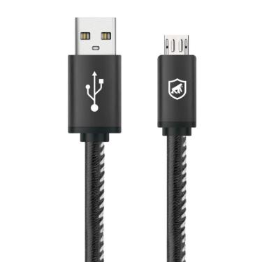 Imagem de Cabo Micro USB V8 / USB-A - Turbo Militar - 1,5M  no Atacado - Caixa Fechada 10 Unidades - Gshield