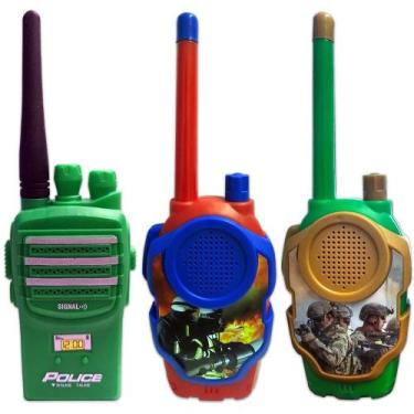 Imagem de Walkie Talkie Radio Comunicador Infantil Brinquedo Telefone sem Fio Br