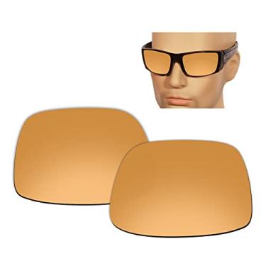 Imagem de Lentes polarizadas antidesbotamento Kygear compatíveis com óculos de sol Oakley Fuel Cell, Antique Bronze, 0