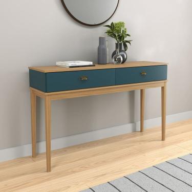 Imagem de Aparador - Colonial 1360cm x 890cm x 410cm 2 Gavetas MEL / PETROLEO