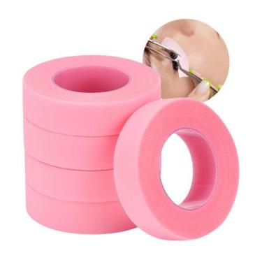 Imagem de 5 Un Fita Adesiva Para Extensão de Cílios 9m Respirável Colorida - Kit