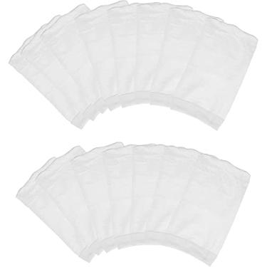 Imagem de GRONGU Saco de micro filtro para aspirador de pó de piscina compatível com Water Tech Catfish Max CG Aqua Broom e outros lançadores de piscina portáteis no solo ou acima do solo, pacote com 15, branco