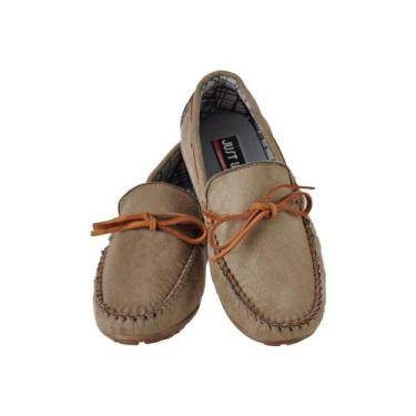 Imagem de Sapato Mocassim Infantil Menino Social Confortável Leve Macio Cor Arei