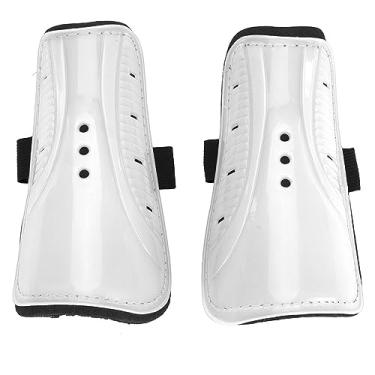 Imagem de Guardas de Canela de Futebol Infantil Adultos, Protetor de Pernas de Bola de Futebol Leve e Resistente Com Material de PVC e EVA, Confortável Respirável, Proteção Aprimorada,