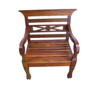 Imagem de Poltrona Faisão Em Madeira De Demolição - Cód 1484