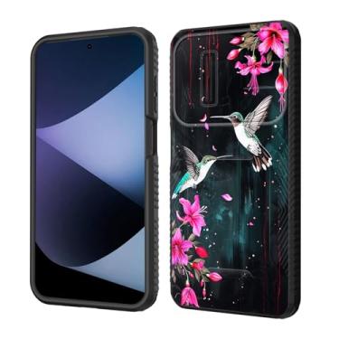 Imagem de wiaekosef Capa para Moto G Stylus 5G 2025, capa de lente de câmera deslizante embutida, proteção resistente à prova de choque, capa de camada dupla para Motorola Moto G Stylus 5G 2025, beija-flor