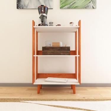 Imagem de Aparador Para Sala Cantinho Do Café Com Pés De Madeira Maciça - Movlar