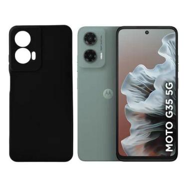 Imagem de Capa Capinha Case Premium Silicone Aveludada Motorola Moto G35 5g Xt24