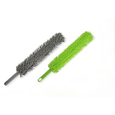 Imagem de Espanador De Pó Cabo Extensível De Microfibra Eletrostático Lavável