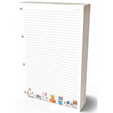 Imagem de Refil Argolado 90g 80 Folhas Cute Gatinho Caderno Fichario