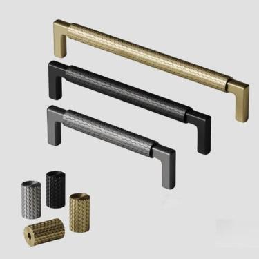 Imagem de Puxador Porta De Armário Zigrinato 1780 Cores, Tamanhos e Preços Varia