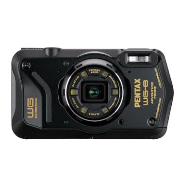 Imagem de Câmera Digital PENTAX WG-8 Preta: Resistente à Água, Poeira e Choques, com Anel de Luz Multiaplicação e Função de Câmera Web