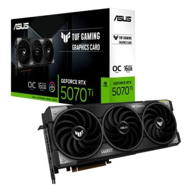 Imagem de Placa de Vídeo ASUS RTX 5070 Ti TUF Gaming 16GB GDDR7 256 Bits 90YV0MD