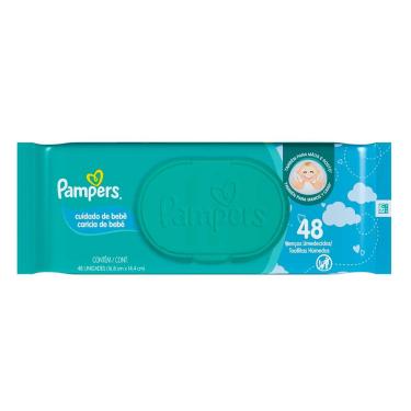 Imagem de Lenço Umedecido Pampers Cheirinho de bebê 48 unidades