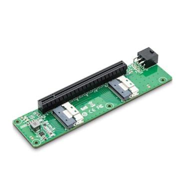 Imagem de ipolex Adaptador de slot SlimSAS 8i para PCIe X16, GEN4 PCIe4.0