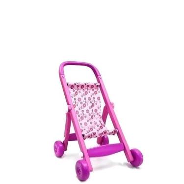 Imagem de Brinquedo Carrinho Infantil De Boneca Dobrável Brincadeira - Shopmix