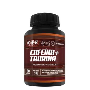 Imagem de Suplemento CAFEÍNA TAURINA 60 Cápsulas FNB  Energia e Desempenho para 