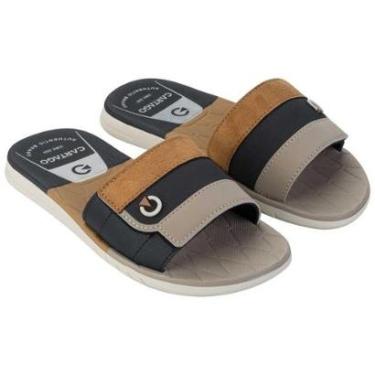 Imagem de Chinelo Slide Masculino Sevilha Bege Castor Cartago 12391-BI364-Masculino