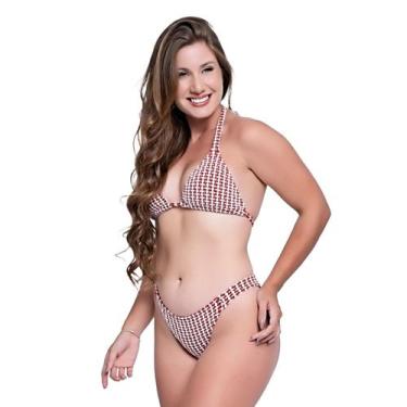 Imagem de Biquini Cortininha Malte Asa Delta - HYPE MODAS, Vermelho, GG