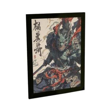 Imagem de Quadro Decorativo Ogro Oni Ilustração Anime Games Japão