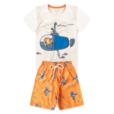 Imagem de Conjunto Infantil Menino - Submarino - Off-White - ARTE E LAÇO, 3