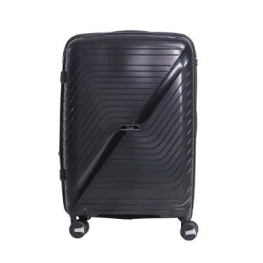 Imagem de Mala de Viagem Grande Expansível 32 Kg Crystal - IKA, Preto