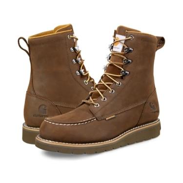 Imagem de Carhartt Waterproof 8" Moc Soft Toe Wedge Boot Chocolate Brown Oil Tanned 8.5 D (M)