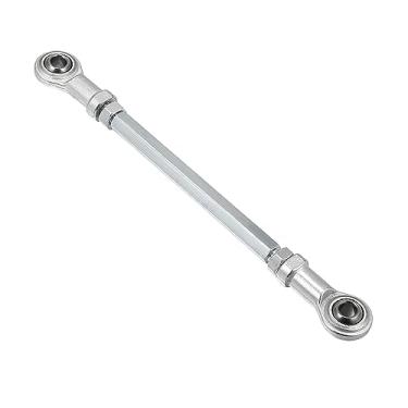 Imagem de Motoforti Junta esférica de direção ajustável M8 160 mm para 49 cc elétrico ATV Go Kart acessório coluna de direção suspensão de direção tom prateado