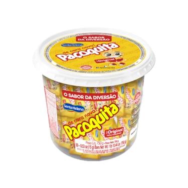 Imagem de Pote Paçoca Rolha Paçoquita C/ 50und - Santa Helena