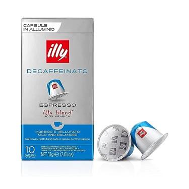 Imagem de Illy Cafè DESCAFEINADO em Cápsulas Compatíveis com Nespresso® - Sabor Clássico 100% Arábica - 1 pacote de 10 cápsulas