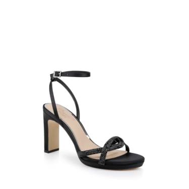 Imagem de Jewel Badgley Mischka Sandália feminina de salto Fila, Preto, 40