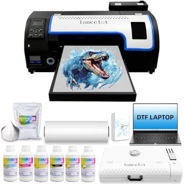 Imagem de Lancelot M1630 DTF Printer A3 DTF Printer Bundle with Roll Feeder,White Ink Circulation for DIY T Shirt Printing,Doubled Speed Over L1800,L805 DTF Printer Machine(DTF Printer+Oven+Laptop+C