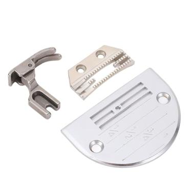 Imagem de Fockety Máquina de Costura Industrial Placa de Agulha Rampa para Cão Prensas para o Prensas, FD502803 XDN18T P351 Kit de Aço Inoxidável para Máquinas de Costura Plana