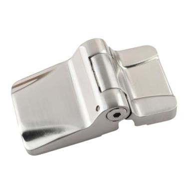 Imagem de IEUDNS Dobradiça para porta de banheiro público, dobradiça resistente e fácil de instalar, dobradiças de mola, acessórios para divisória de banheiro para, 115x65 Mm