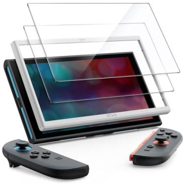 Imagem de JETech Película de Vidro Temperado para Nintendo Switch 2 2025, Protetor de Tela 9H com Ferramenta de Fácil de Instalar, Antirriscos, HD Transparente, Pacote com 2
