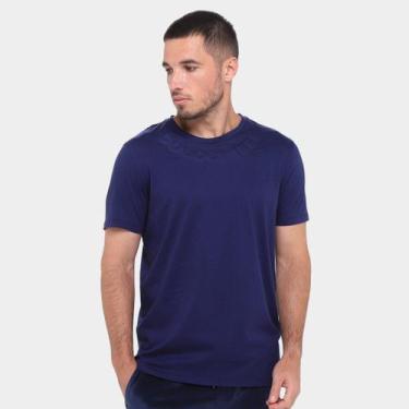 Imagem de Camiseta Colcci Casual Masculina, Azul, M