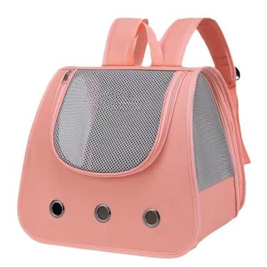 Imagem de Mochila Bolsa Transporte Pet Gato Cachorro para Passeio Viagem Caminhada024-174(ROSA)