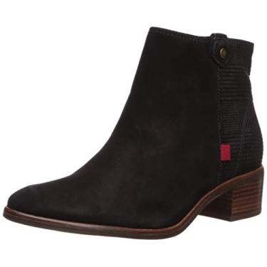 Imagem de MARC JOSEPH NEW YORK Bota feminina de couro feita no Brasil Lenox, Nobuck preto/xadrez, 5.5