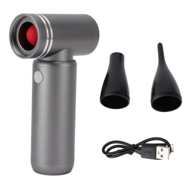 Imagem de Duster de ar elétrico Profissional de alta velocidade 110000 rpm fã de jato portátil sem fio Blower turbo para acampamento ao ar livre feito de liga de alumínio 435g 13,2 cm