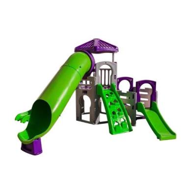 Imagem de Playground Infinity com Escorregador e Tubo - Freso