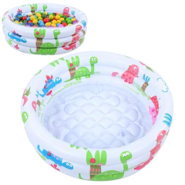 Imagem de Piscina inflável para bebês Snufeve Dinosaur 60 cm em pvc para crianças