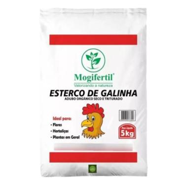 Imagem de Esterco De Galinha frango Adubo Orgânico 5 Kg Mogifertil para Jardinag
