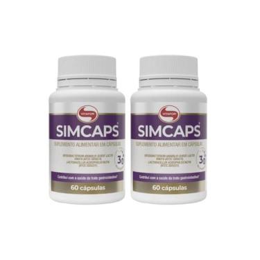 Imagem de Kit 2x Simcaps Probióticos 60 Cápsulas Vitafor