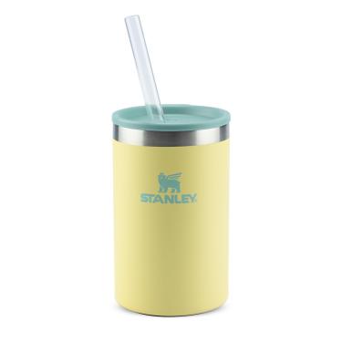 Imagem de Stanley - Can Cooler com tampa e canudo, copo térmico de 296 ml para manter as bebidas em lata geladas, Pomelo